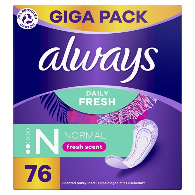 Always Salvaslip Daily Fresh Normal Fresh Scent 76 pezzi donna