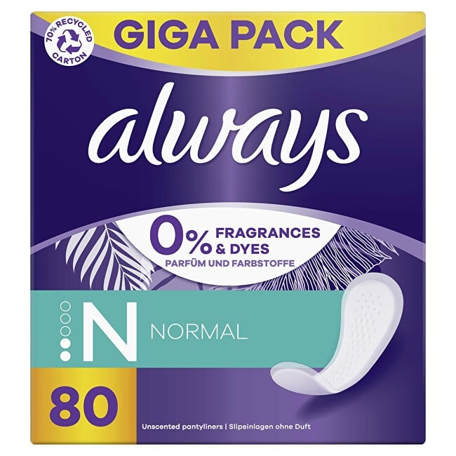 Always Salvaslip Normali Freschezza e Protezione 80 pezzi donna