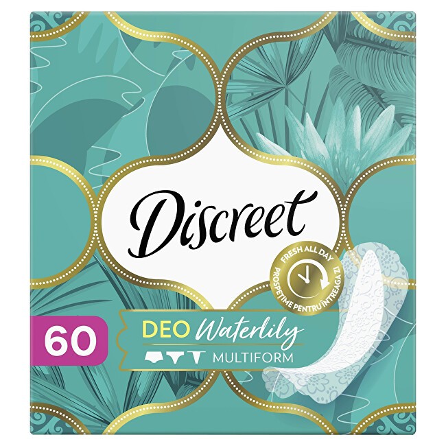 Discreet Salvaslip Waterlily Multiform, 60 pezzi donna