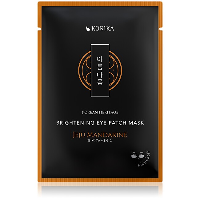KORIKA Maschera contorno occhi illuminante in biocellulosa, stile coreano Maschera contorno occhi illuminante 2 pezzi donna