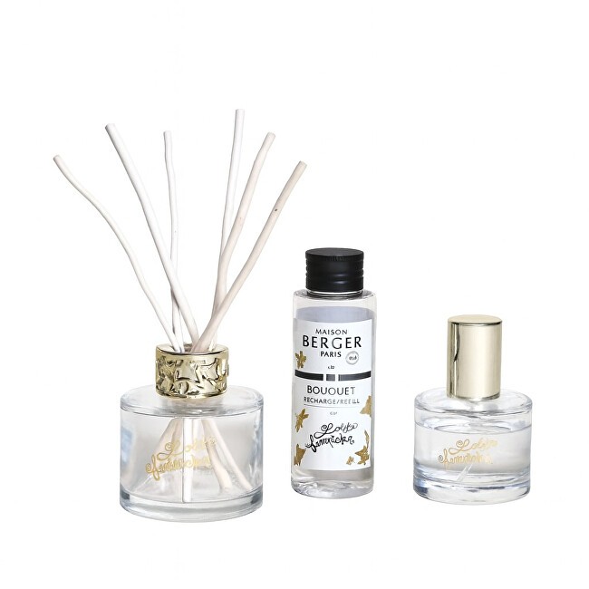 Maison Berger Paris Set regalo mini diffusore Lolita Lempicka trasparente + ricarica e spray per la casa Lolita Lempicka unisex