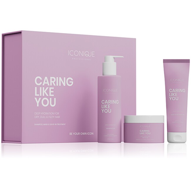 ICONIQUE Professional Set regalo "Caring Like You" per capelli secchi e danneggiati donna
