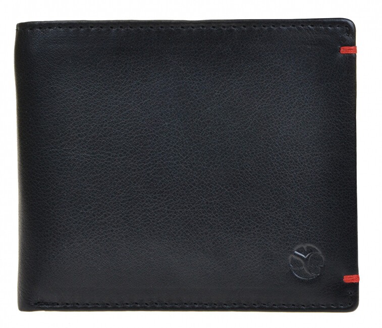 SEGALI Portafoglio da uomo in pelle 7108 nero uomo