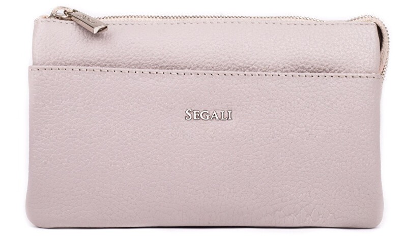 SEGALI Borsa a tracolla da donna in pelle 8002 color tortora donna