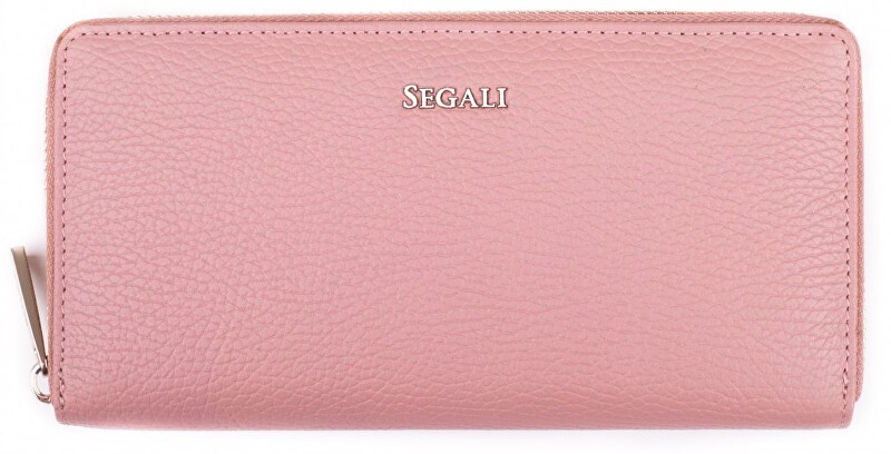 SEGALI Portafoglio da donna in pelle 7395 rosa cammeo donna