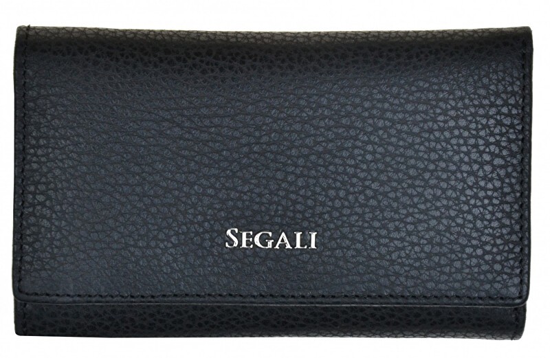 SEGALI Portafoglio da donna in pelle 7074 B nero donna
