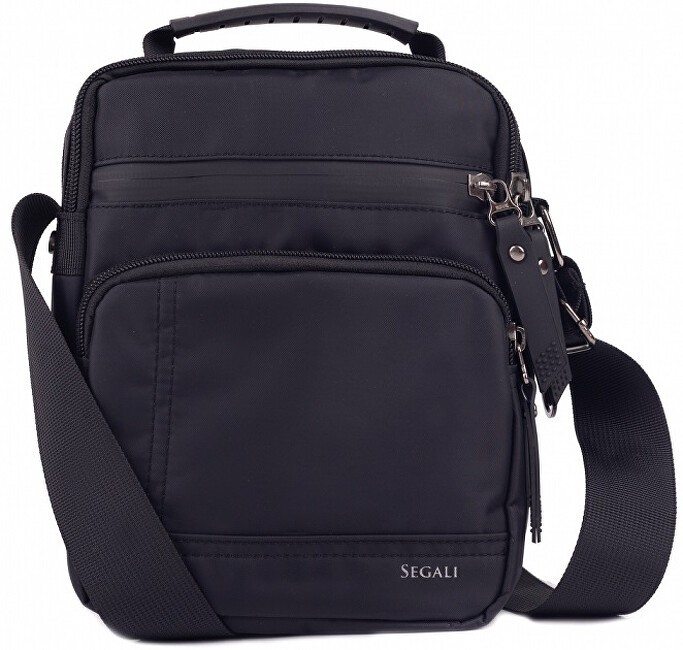 SEGALI Borsa a tracolla da uomo 220150 nera uomo