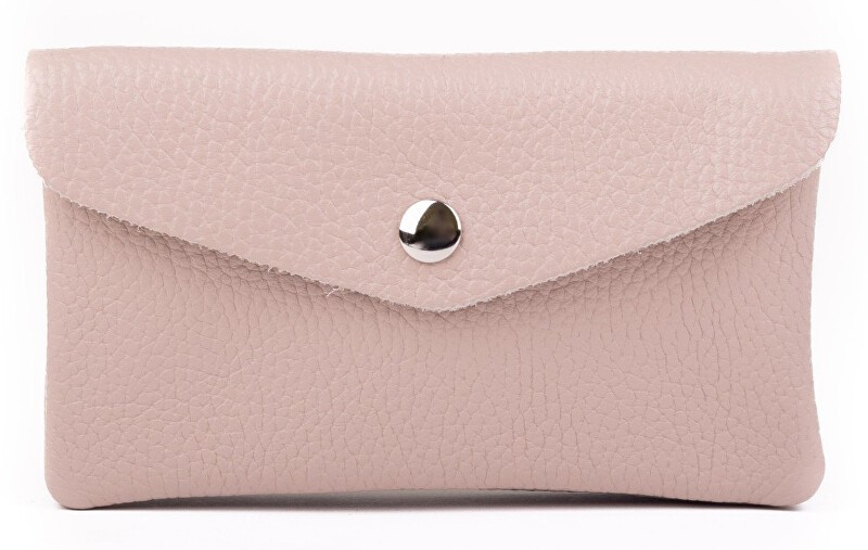 SEGALI mini portafoglio in pelle TINA rosa cipria donna