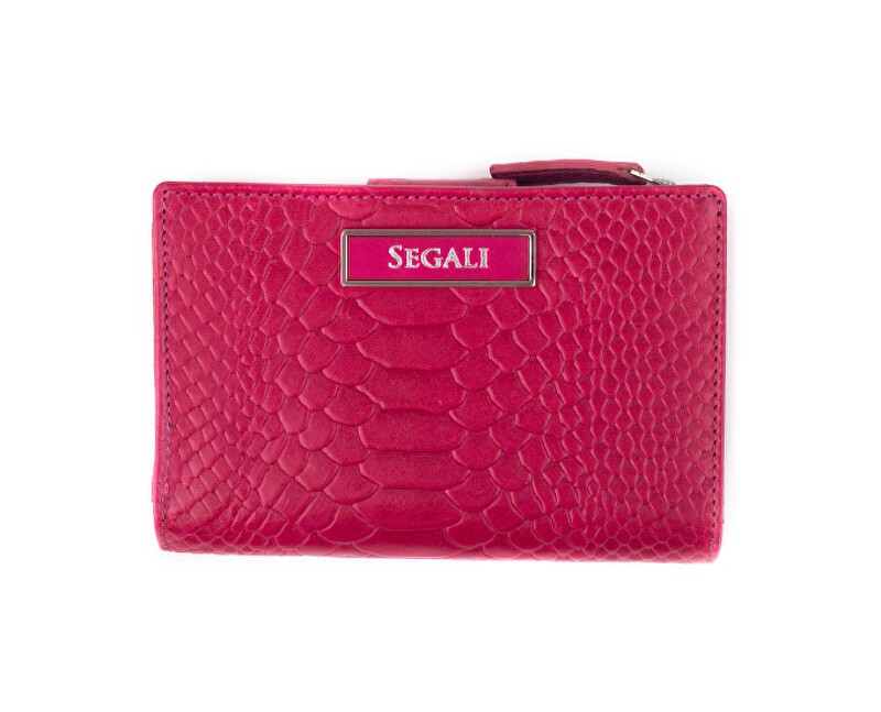 SEGALI Portafoglio da donna in pelle 910 19 8185 rosa donna