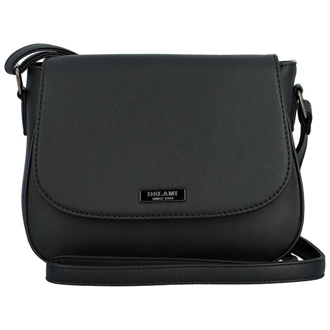 DELAMI Borsa a tracolla da donna D5885 nera donna