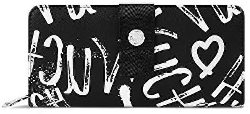 Vuch Portafoglio da donna Zelya Graffiti nero donna