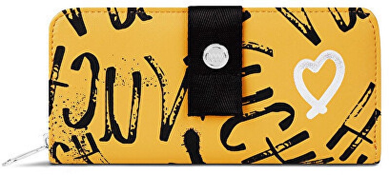 Vuch Portafoglio da donna Zelya Graffiti giallo donna
