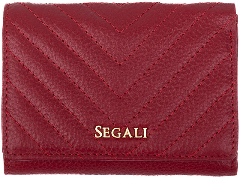 SEGALI Portafoglio da donna in pelle 50514 rosso donna