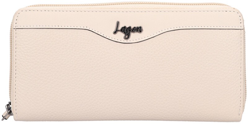 Lagen Portafoglio da donna in pelle LG833 bianco donna