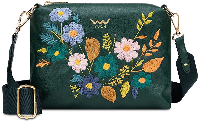 Vuch Borsa a tracolla da donna Coalie Flowers Green donna