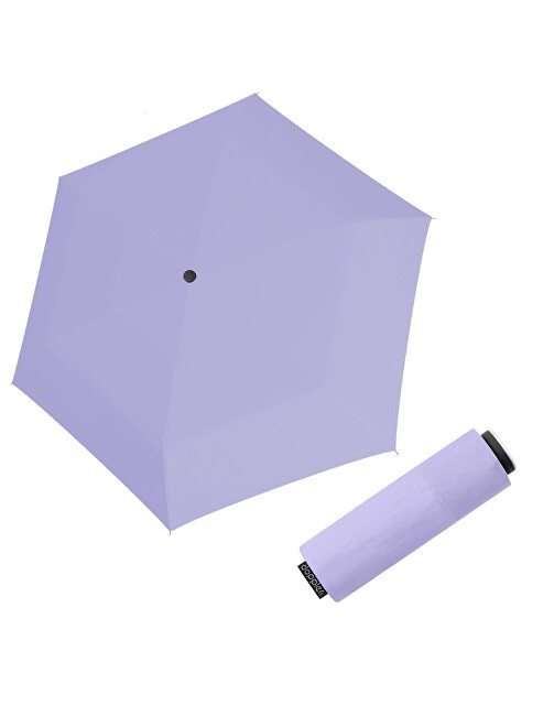 Doppler Ombrello pieghevole in fibra, mini compatto, unicolore, viola chiaro 71026302 donna