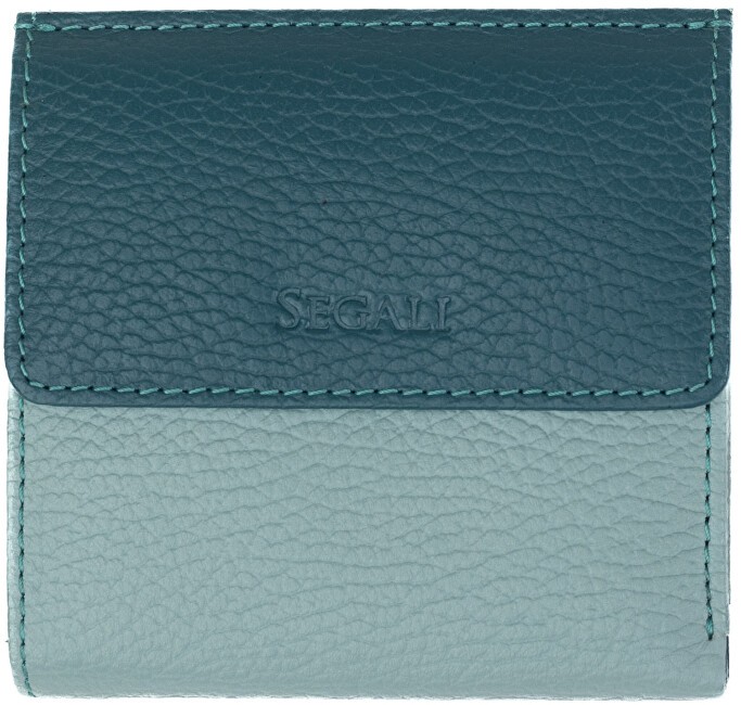 SEGALI Portafoglio da donna in pelle 61337 salvia/pavone donna
