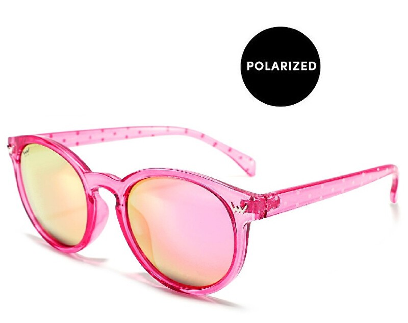 Vuch Occhiali da sole polarizzati Foxy Dotty Pink donna