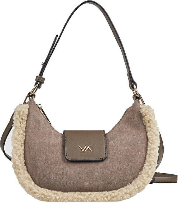 Verde Borsa da donna Banana Bag 16-8235 color tortora donna