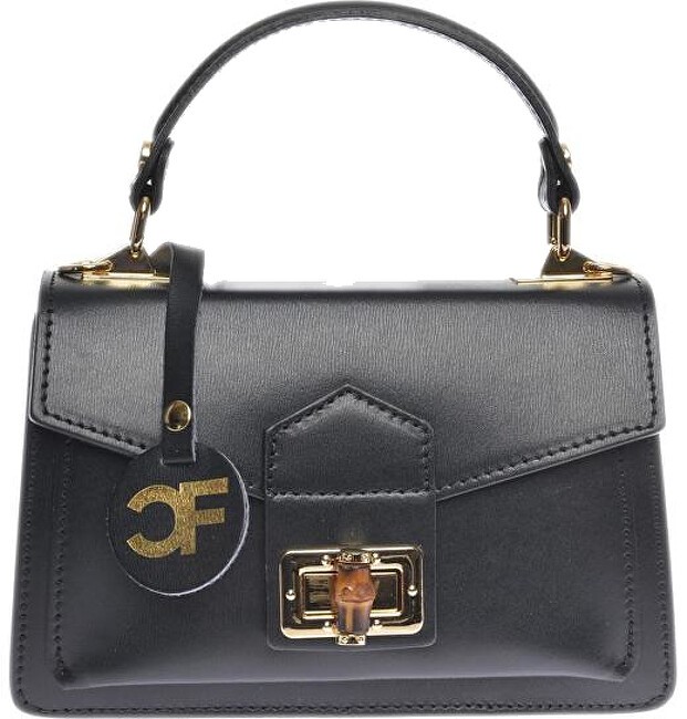 Carla Ferreri Borsa a tracolla da donna in pelle CF3153 Nero donna