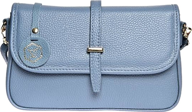 Luisa Vannini Borsa a tracolla da donna in pelle LV 1938 Celeste Scuro donna