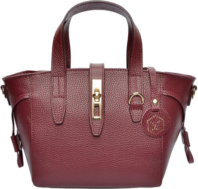 Luisa Vannini Borsa da donna in pelle LV 127 Vino donna