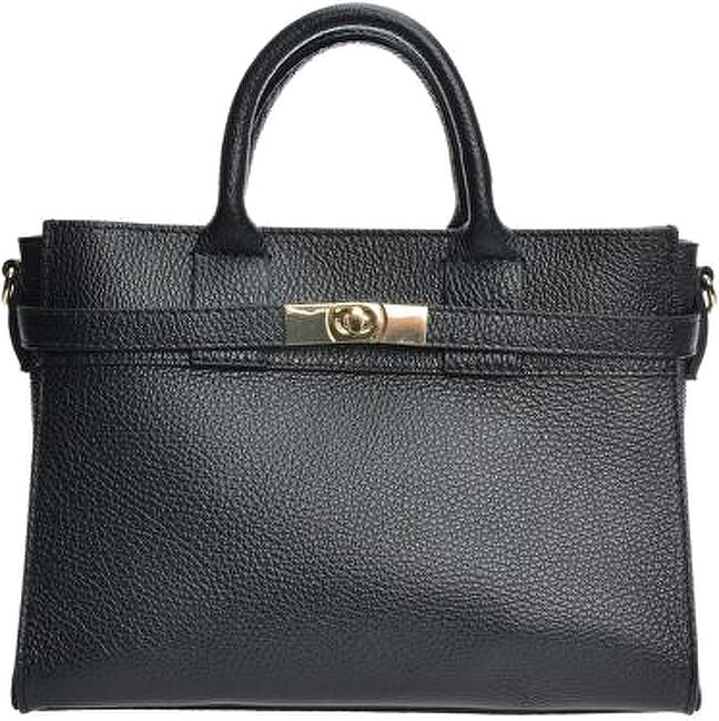 Anna Luchini Borsa da donna in pelle AL WH TSBV 45 Nero donna