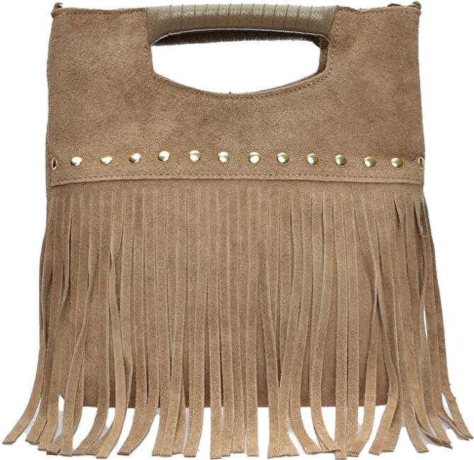 Luisa Vannini Borsa da donna in pelle LV 8189T Fango donna
