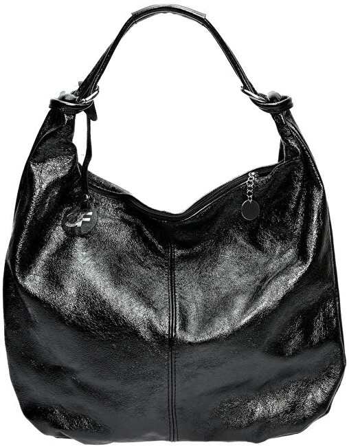 Carla Ferreri Borsa a tracolla Hobo da donna in pelle CF8159 Nero donna