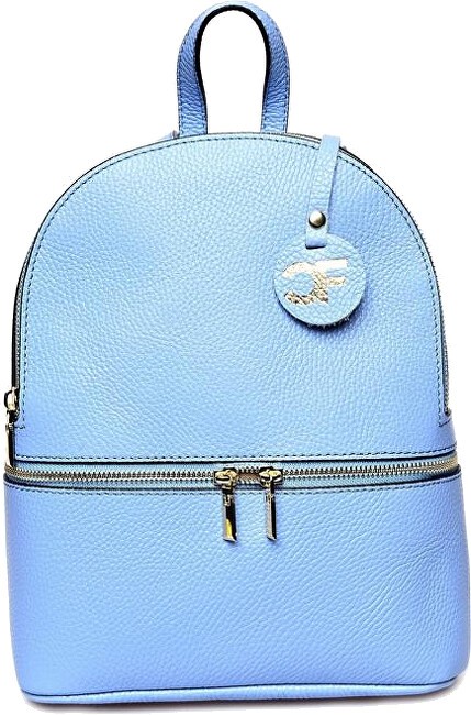 Carla Ferreri Zaino da donna in pelle CF1778 Celeste donna