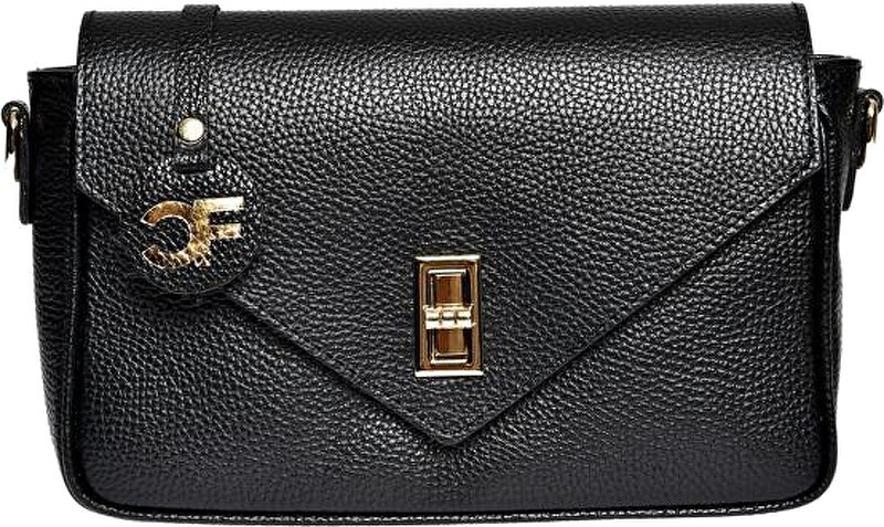 Carla Ferreri Borsa a tracolla da donna in pelle CF1948T Nero donna