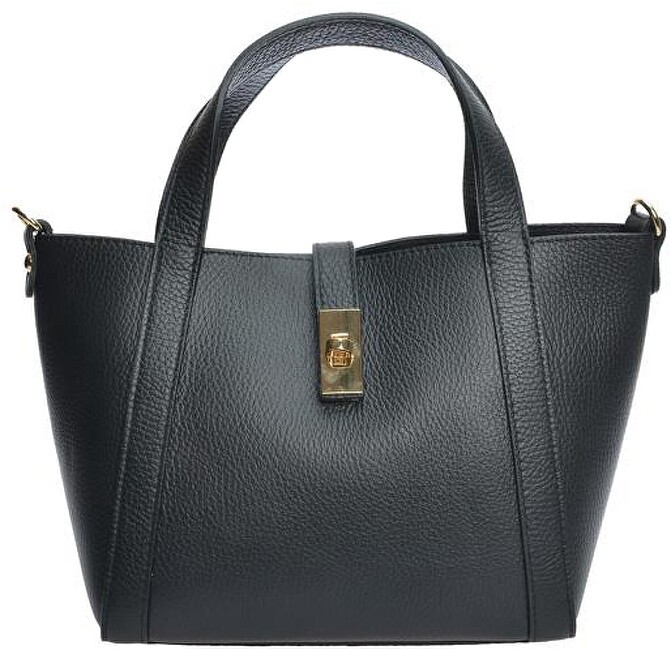 Anna Luchini Borsa da donna in pelle AL WH TSBV 20 Nero donna