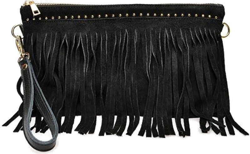 Anna Luchini Borsa da donna in pelle AL 8176T Nero donna