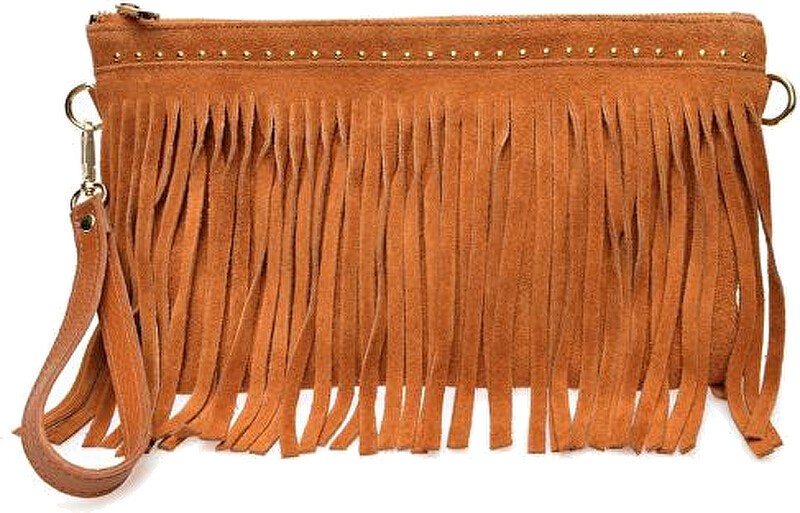 Anna Luchini Borsa da donna in pelle AL 8176T color cognac donna