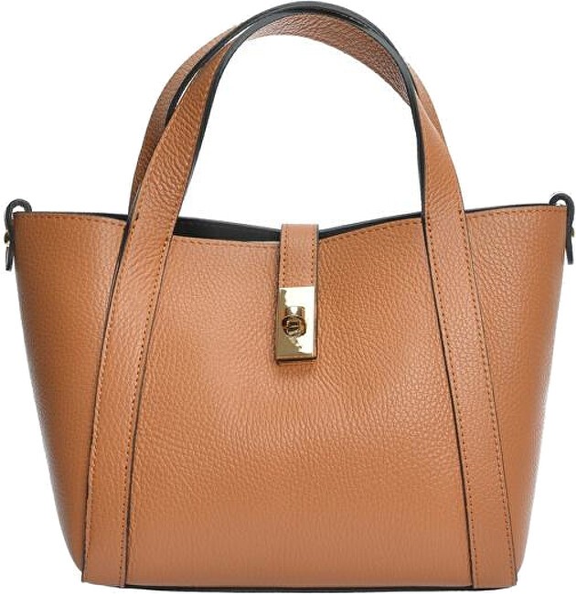 Anna Luchini Borsa da donna in pelle AL WH TSBV 20 Cognac donna
