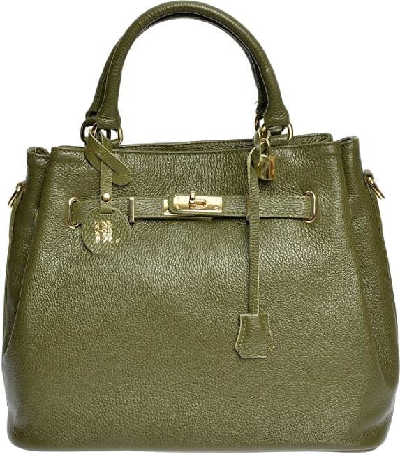 Anna Luchini Borsa da donna in pelle AL 1762 Verde donna