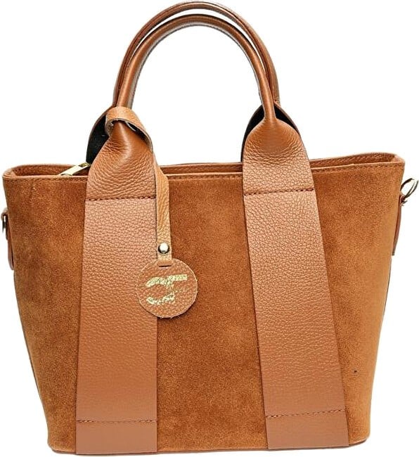 Carla Ferreri Borsa da donna in pelle CF8156 color cognac donna