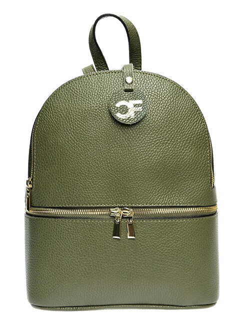 Carla Ferreri Zaino da donna in pelle CF1778 Verde donna