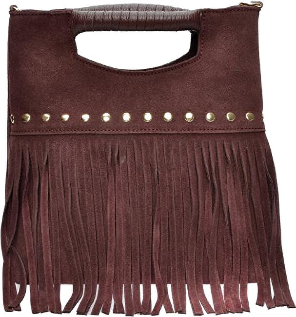 Luisa Vannini Borsa da donna in pelle LV 8189T Bordeaux donna