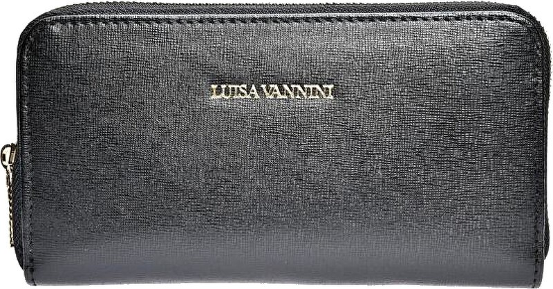 Luisa Vannini Portafoglio da donna in pelle LV 474 Nero donna