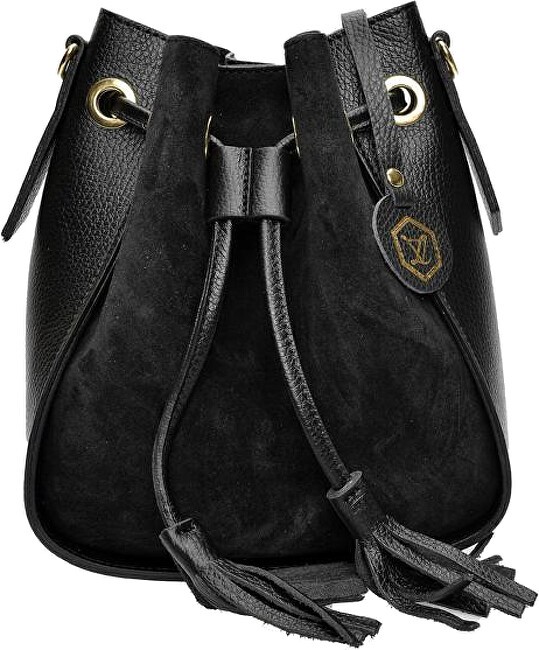 Luisa Vannini Borsa da donna in pelle LV 8192T Nero donna