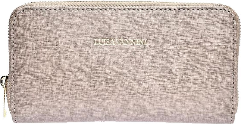 Luisa Vannini Portafoglio da donna in pelle LV 474 Fango donna