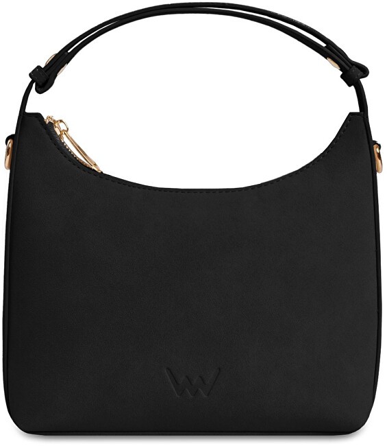 Vuch Borsa da donna in pelle scamosciata nera donna