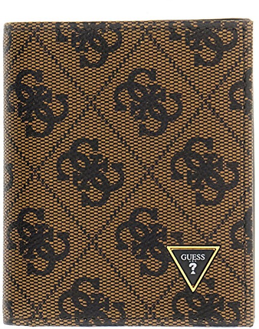 Guess Portafoglio da uomo in pelle SMVELELEA04-COF uomo