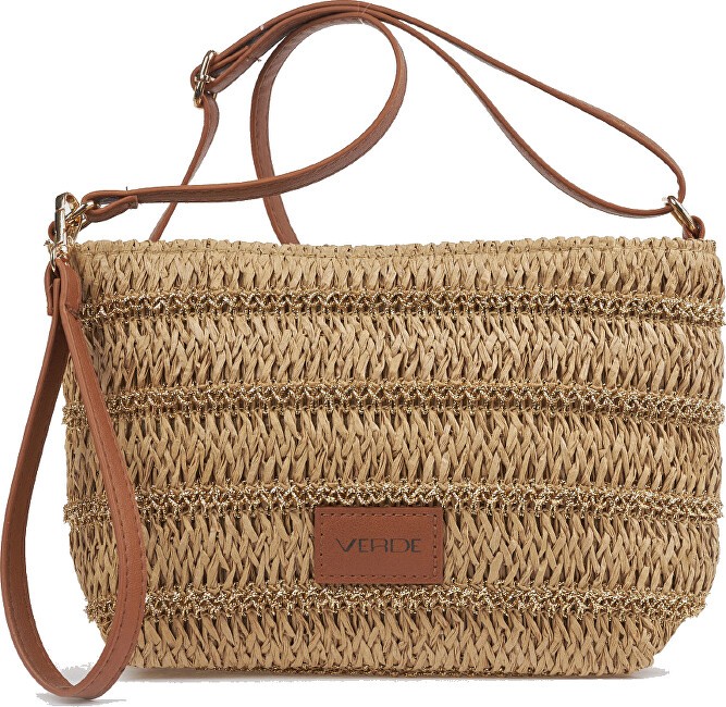 Verde Borsa a tracolla da donna 07-0399 beige donna