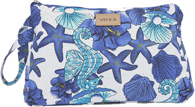 Verde Pochette cosmetica 07-0412 blu donna