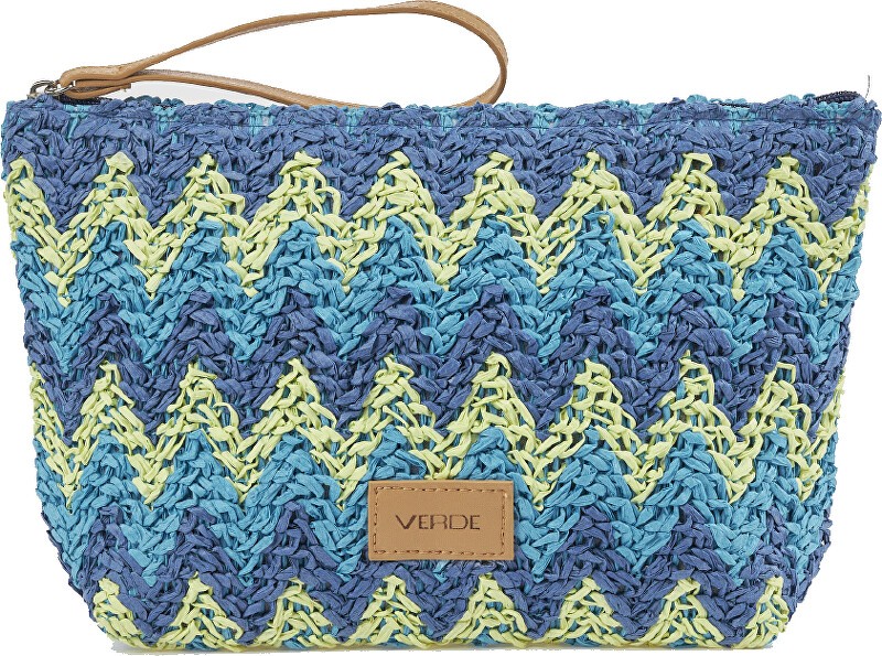 Verde Pochette cosmetica 07-0418 blu donna