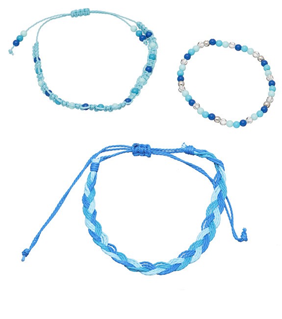 Troli Set di braccialetti blu per bambini 3 pezzi bambino