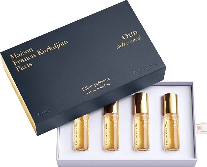 Maison Francis Kurkdjian Oud Satin Mood - estratto profumato 4 x 4 ml roll-on unisex