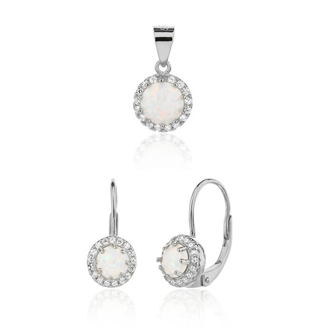 JVD Elegante set di gioielli in argento SVLS0121SJ6O100 ciondolo, orecchini donna